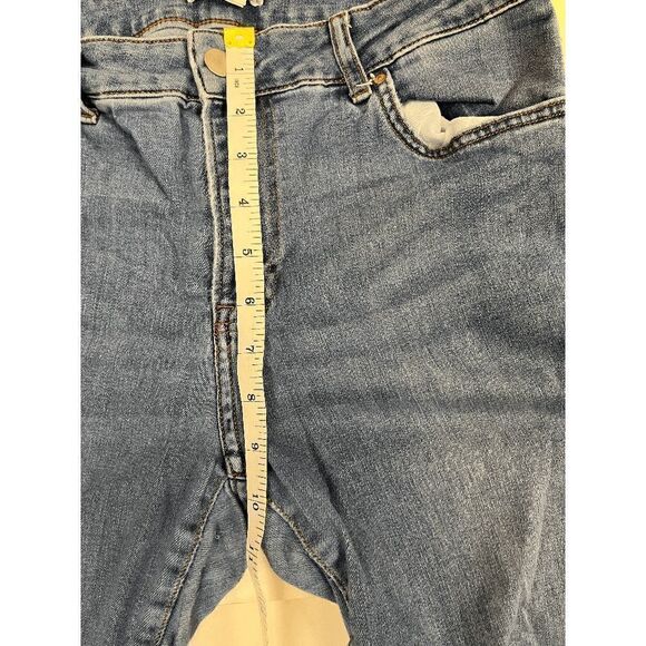 Womens High Waist High Rise Stretch Skinny Ankle Jeans Medium Wash Size 40 - Picture 2 of 7